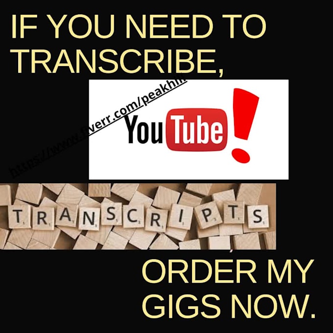 transcribe youtube video to word text