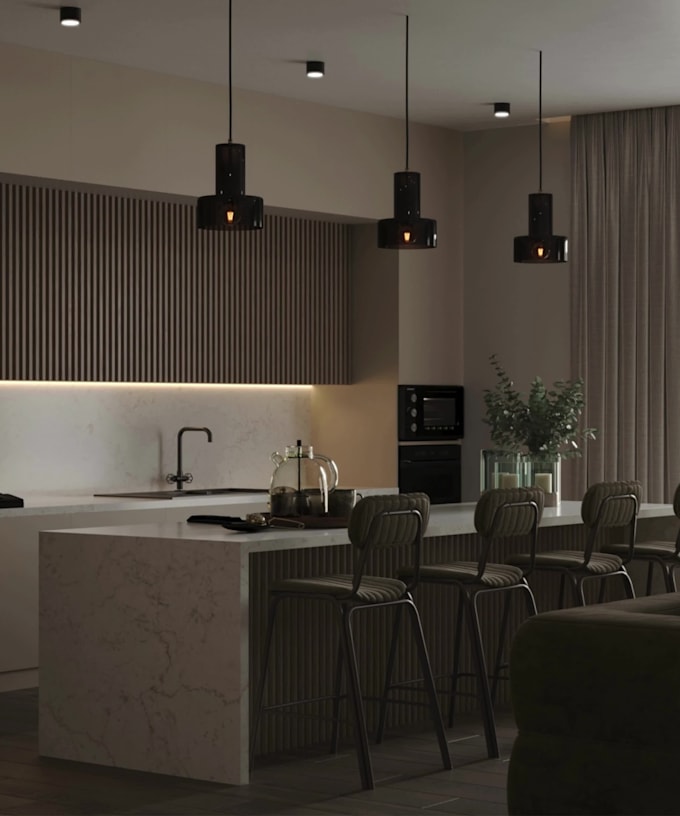 create custom interior design and photorealistic renders