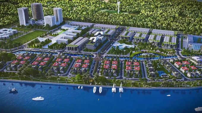 do design master plan, site plan rendering
