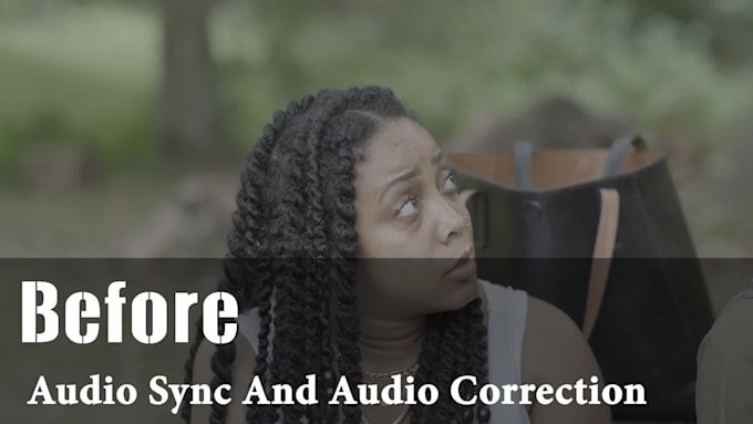 do audio editing ,audio syncing , background noise removing