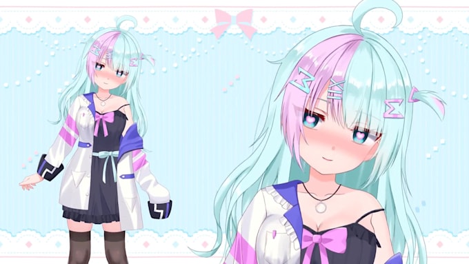 Design And Rig Live2d Vtuber Model Anime Rigging Live2d Youtube