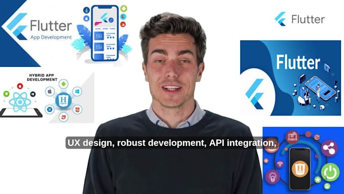 do flutter mobile app development, android ios app development , firebase , API