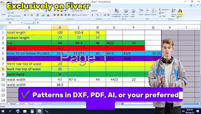 create professional digital sewing patterns and garment tech packs