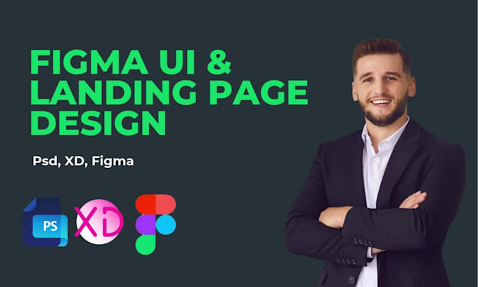 do modern website design using figma UI UX or landing page