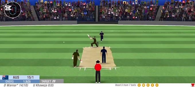 develop an engaging cricket game for PC, mobile, and web