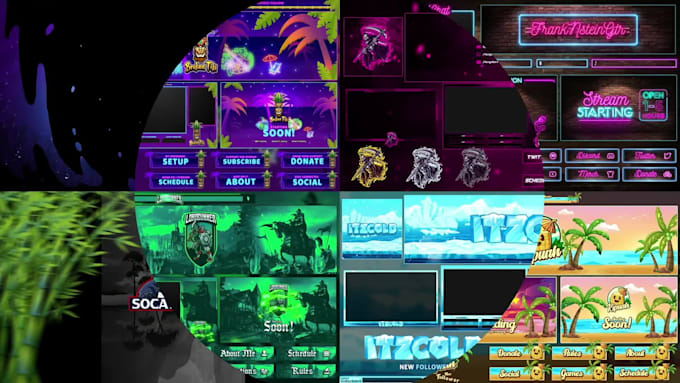 Design twitch stream overlays, alerts, panels and more by Pookiezz