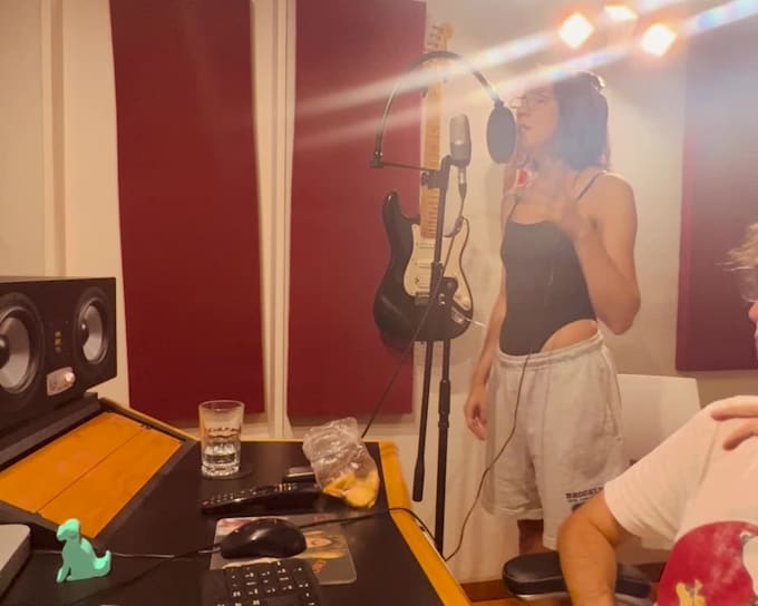 record the background vocals for your song