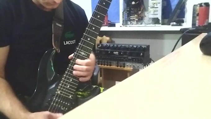 write and record an electric guitar solo for your project