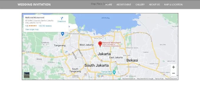 make a nice wedding invitation website for you
