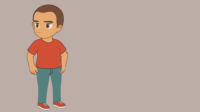 animate 2d characters and backgrounds with smooth rigging