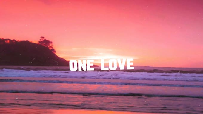 make music visualized lyric video