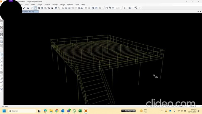 do design, drafting of steel structure mezzanines