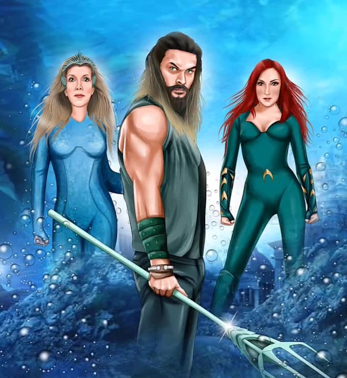 create superhero caricature for you