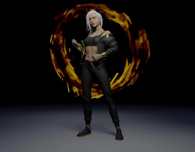 Make 3d character for games animation photo rendering by Hamzawsg | Fiverr