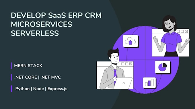 custom saas, crm, erp, cms, ai, microservices, serverless apps, wordpress