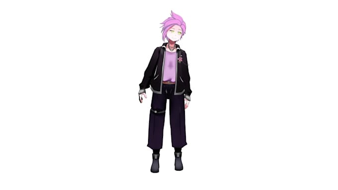create vtuber full body model with no or with rigging for cheap prices