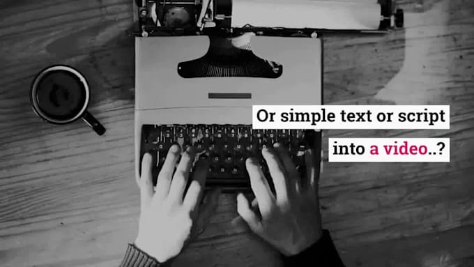 convert your article into video