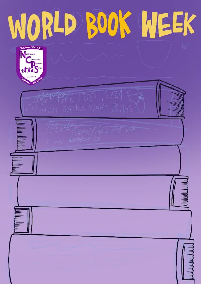 create an illustrated event flyer