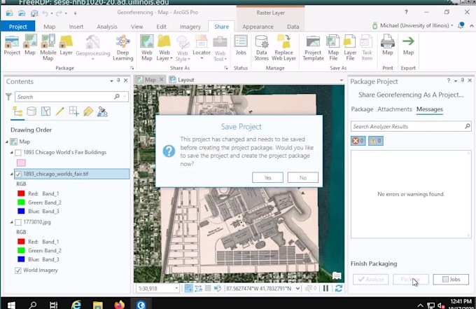 do georeferencing and digitization using arcgis and gis