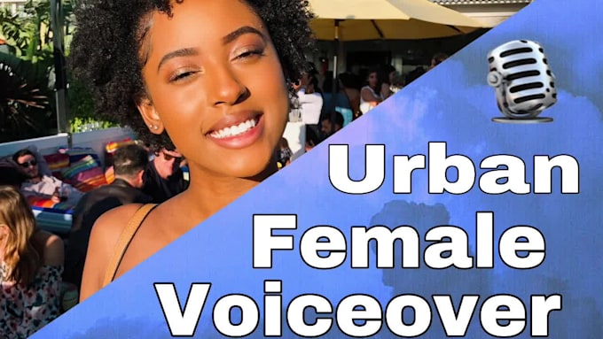 young urban female american voiceover in under 24 hours