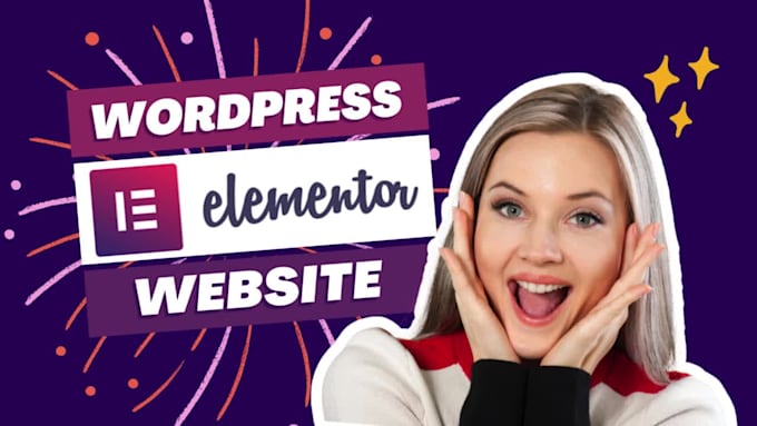 build wordpress website with any elementor theme