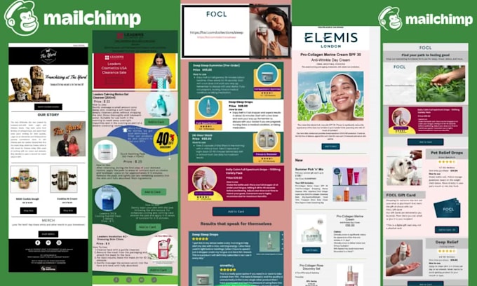 setup mailchimp template and email marketing automation
