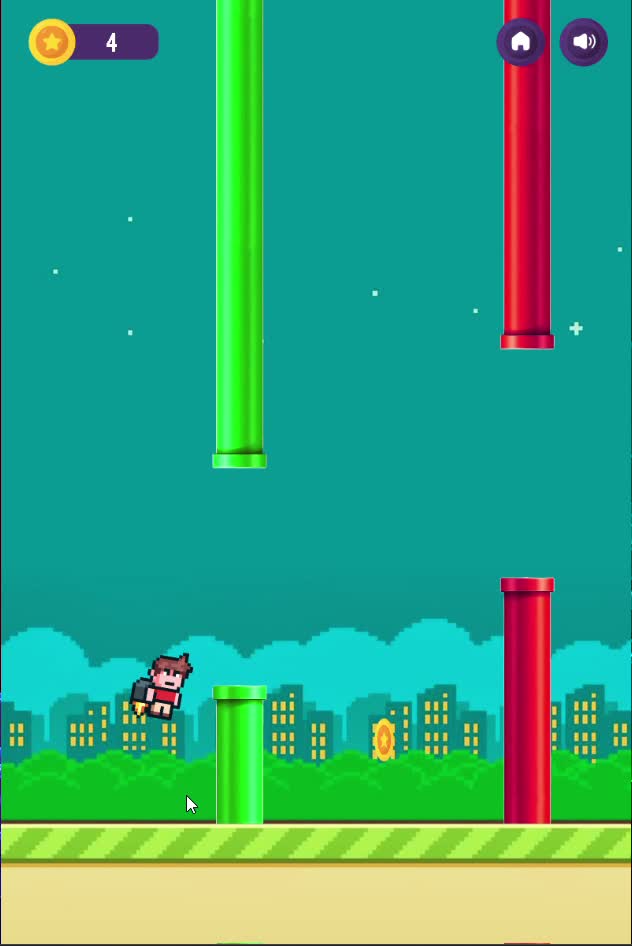 you will get 2d HTML5 web video game with javascript