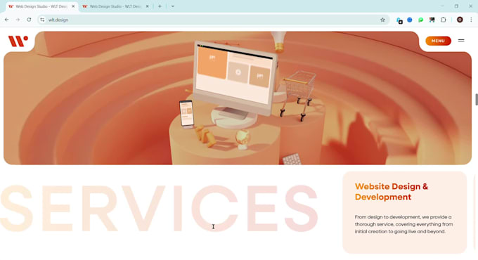 build a spline 3d hero section with gsap scroll animation and parallax