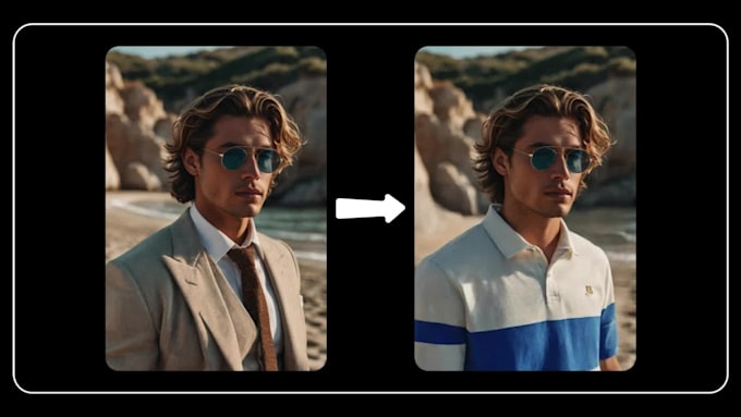 professionally change outfits in your photos