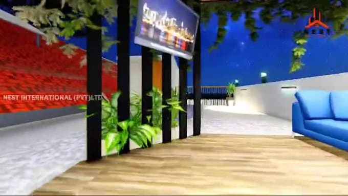 do exterior and interior 3d modelling and rendering