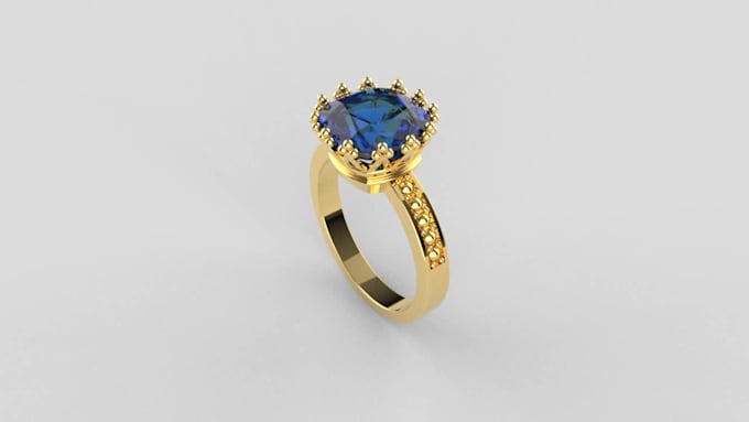 design jewelry for 3d rendering