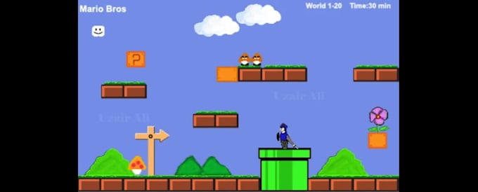 design pixel art game background game assets