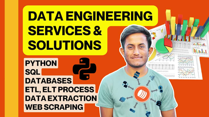 do data engineering project, python, sql, etl process, elt, extract, transform