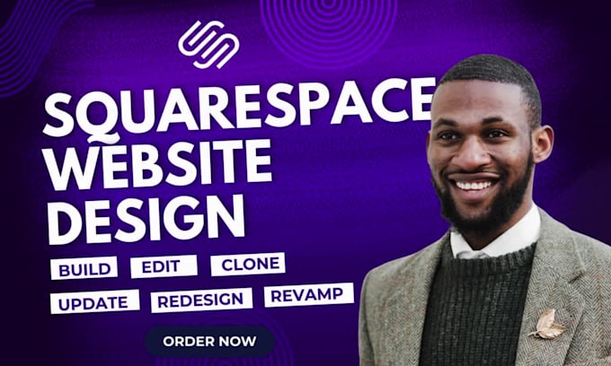design, build, redesign, edit clone, revamp, or update squarespace website seo