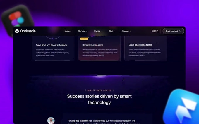 build responsive framer website and convert figma to framer or webflow