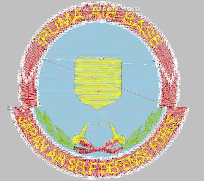 design embroidery patch for you using wilcom