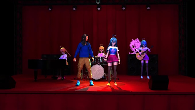 do 3d character animation video cartoon