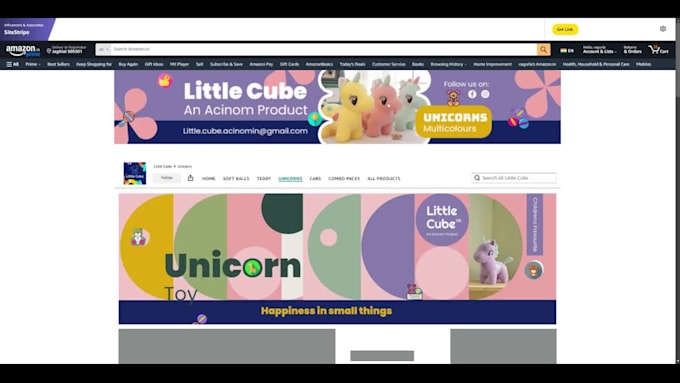 do amazon store creation and design