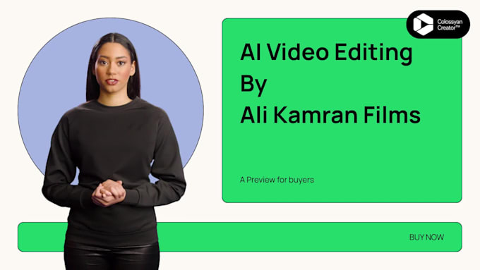 make ai spokesperson video
