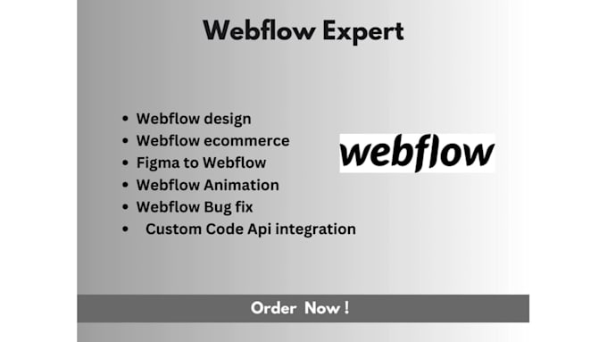 design, redesign, or develop webflow website, webflow expert