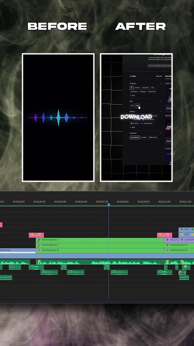 create a captivating brand commercial video