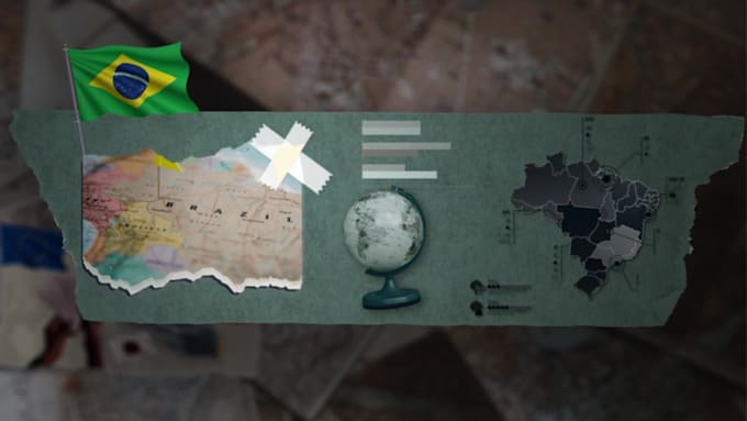 creat a collage intro animation