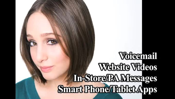 record a professional american english female voice over