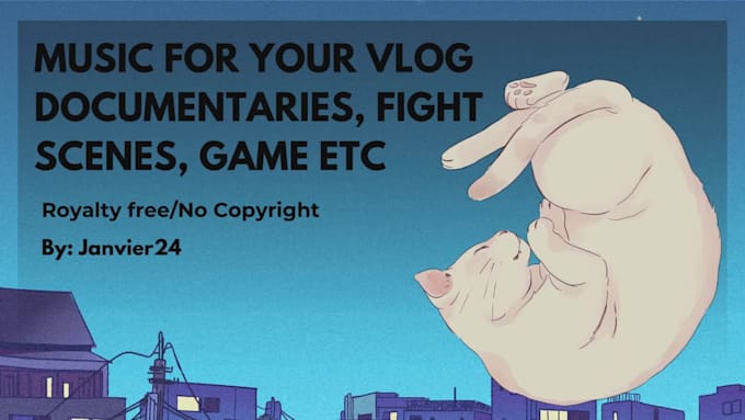 create music for your vlog docus fight scenes game etc