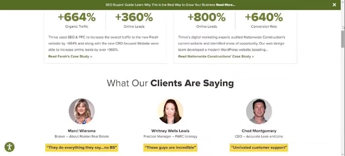 create wordpress website design and development