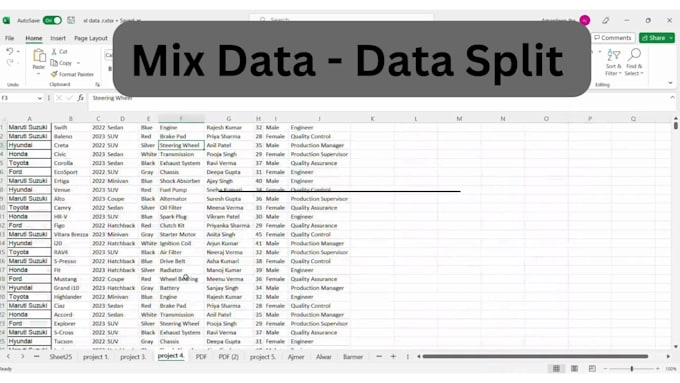 be a virtual assistant for excel, word, PPT, and canva
