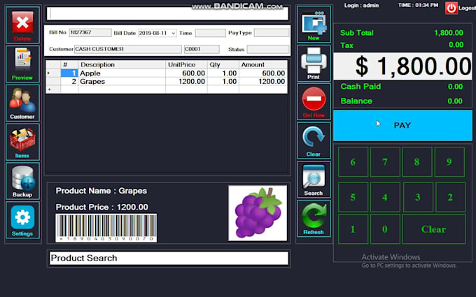 develop pos and invoice system for your business