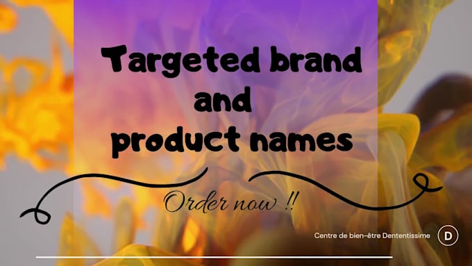 create your brand and product names, naming service