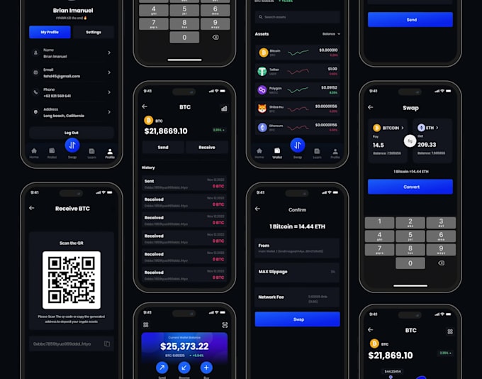 develop crypto trading app stock trading app forex trading app crypto wallet app