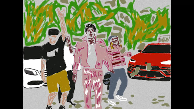 create a rotoscope animation gif for you